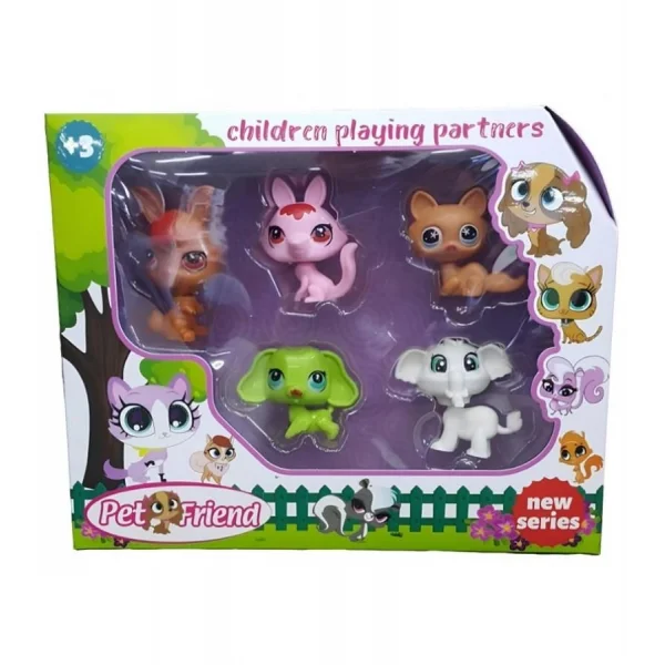 5 Lİ SEVİMLİ KUTULU HAYVANLAR