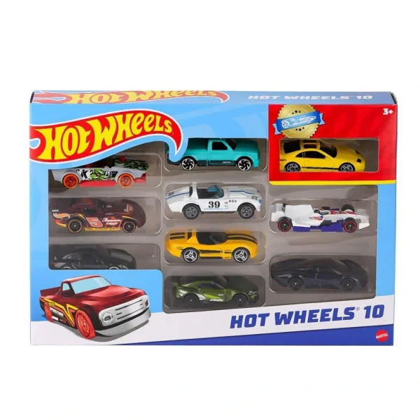 54886 Hot Wheels 10lu Araba Seti - Karışık Asorti