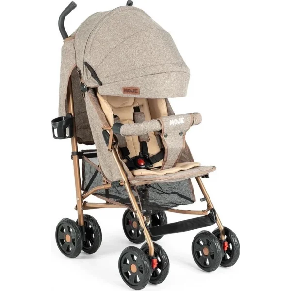 Moje Strong Baston Bebek Arabası Gold Kahve