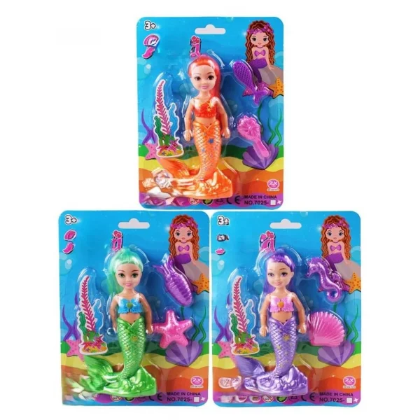 7025 KARTELA KÇK DENİZ KIZI BERTHA BEBEK -KZL