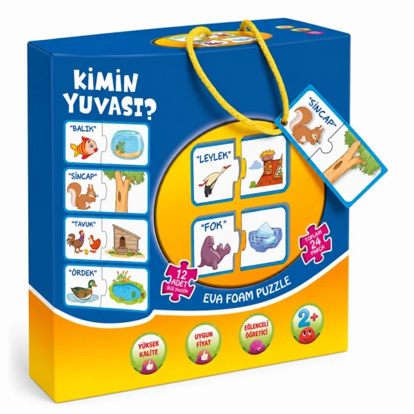 8513 2 Lİ KİMİN YUVASI KUTULU
