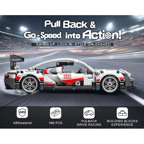 9055-3  TOYSE TOYS BRİCKS SPEED GRİ -EKN