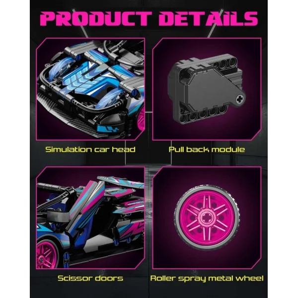 9055-6  TOYSE TOYS BRİCKS SPEED MAVİ CYBER-EKN