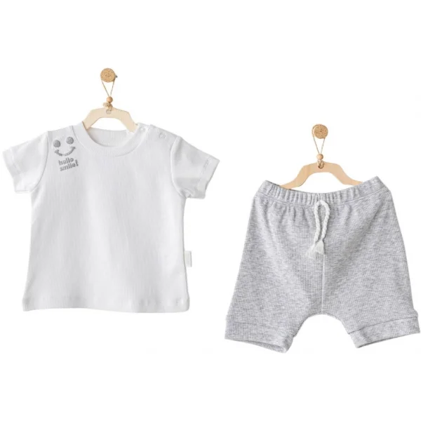 AC25894 2Li Basic Bebe Takım Grey Melange
