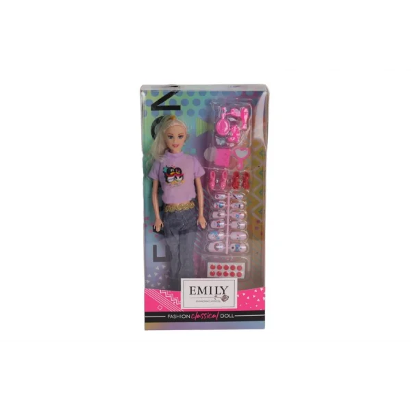 AGH 527 K EMİLY TIRNAK SETLİ BEBEK