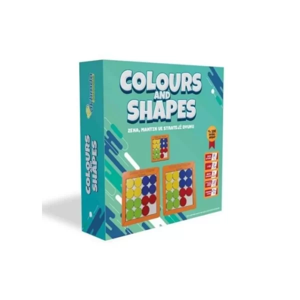 AKLIMDA ZEKA OYUNLARI - COLOURS AND SHAPES AHŞAP