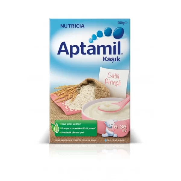 Aptamil Sütlü Pirinçli Kaşık Maması 250 Gr
