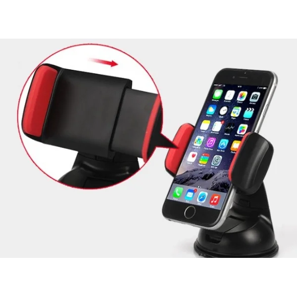 Araç İçi Torpido ve Cam Vakumlu Kısa Boy Telefon Tutucu