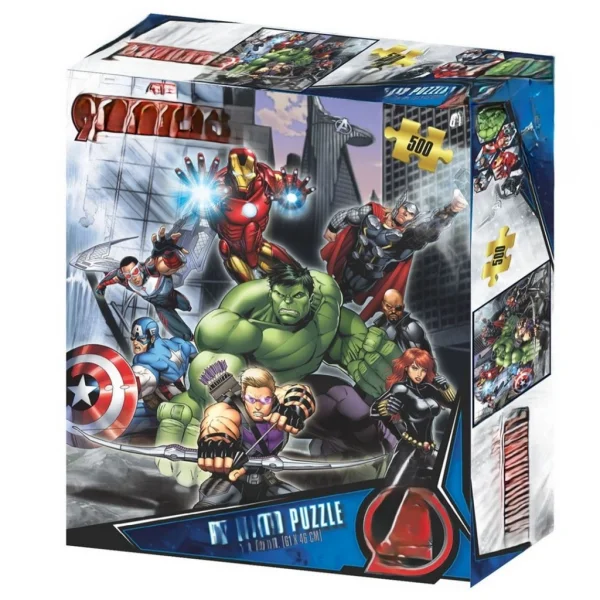 Avengers 500 Parça Yetişkin Puzzle