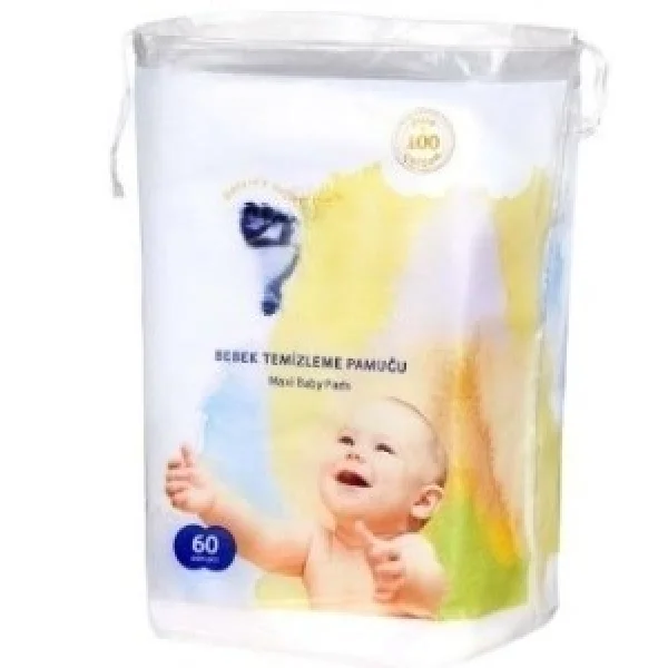 Bebek Temizleme Pamuğu 60lı