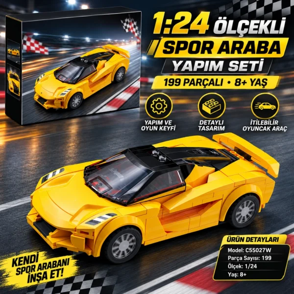 C55027W  R8 199 PARÇA BLOCK OYUNCAK