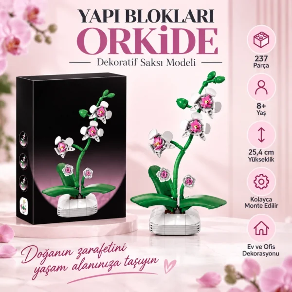 C59028W SAKSILI ORKİDE MODEL 237 PARÇA BLOCK OYUNCAK