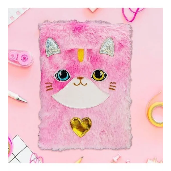 CC-9 SENSE PELUŞ KİLİTLİ HATIRA DEFTERİ -BRŞ