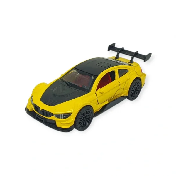 Çek Bırak Metal Arabalar  cm - 3671C - Sarı