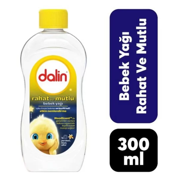 Dalin Rahat ve Mutlu Bebek Yağı 300 ml