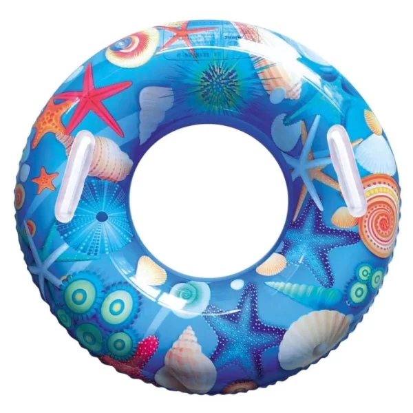 Deniz Altı Desenli Simit 90 Cm