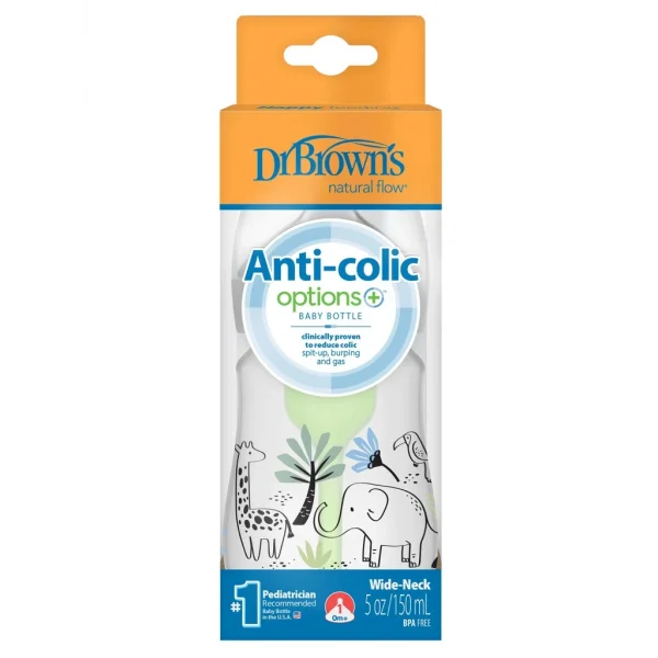 Dr.Browns Geniş Ağız PP Antikolik Options Biberon  150ml Erkek