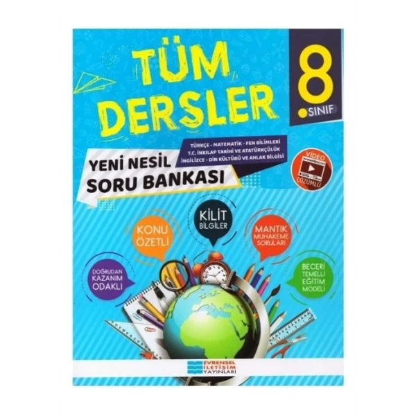 EVRENSEL 8.SNF TÜM DERSLER SORU BANKASI