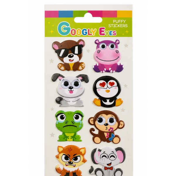 Eyes Stickers Karışık Hayvanlar