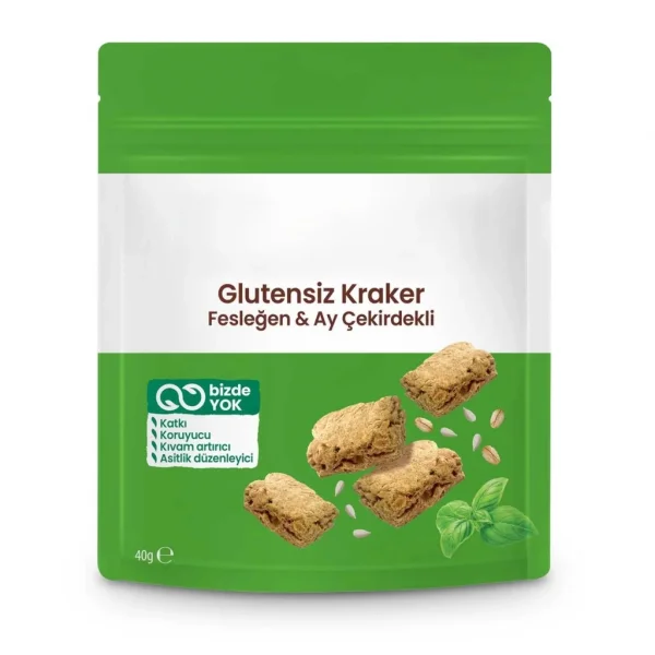 Fesleğenli Ayçekirdekli Kraker 40 Gr