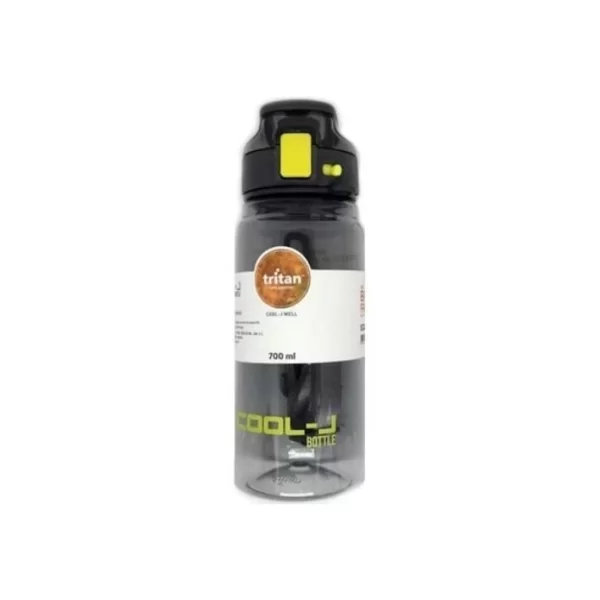 GIPTA ASKILI KİLİTLİ TRİTAN MATARA 700 ML SİYAH KUTUDA