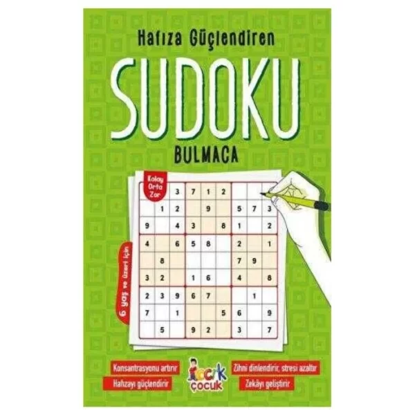 Hafıza Güçlendiren Sudoku Bulmaca Bıcırık Yayınları