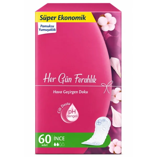 Her Gün Ferahlık Günlük Ped 60lı