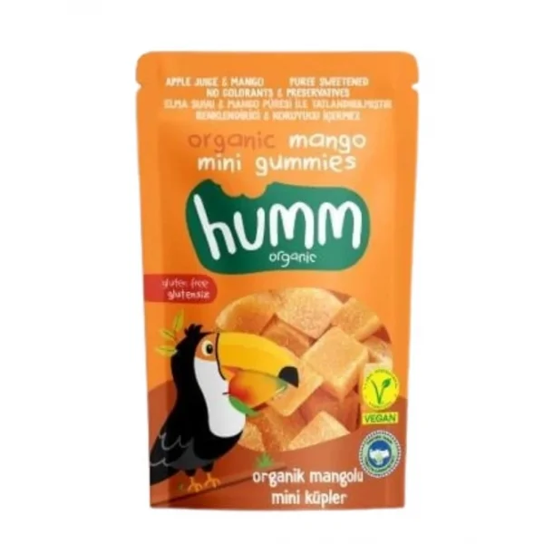 Humm Organik Glutensiz Vegan Mangolu Mini Küpler 30 Gr