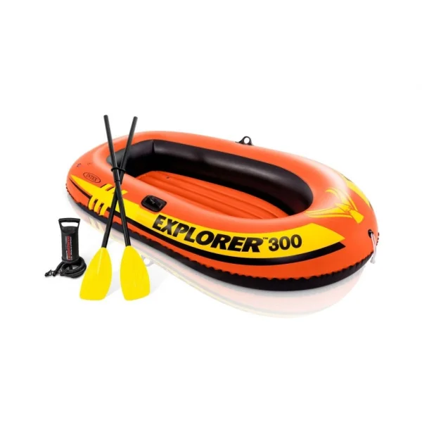 IB58332 Intex Explorer Bot 300 Set (Kürek-Pompa) 211x117x41 cm