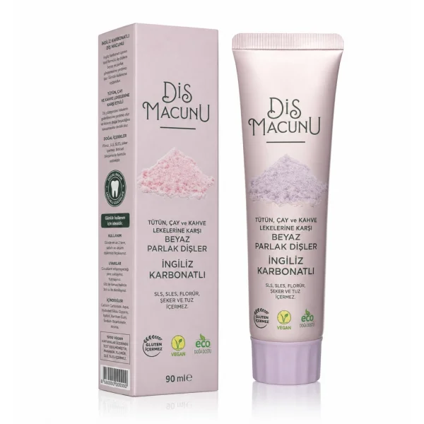 İngiliz Karbonatlı Diş Macunu 90 ml