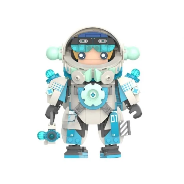 JK9107 ASTRONOT MAVİ 488 PARÇA BLOCK OYUNCAK