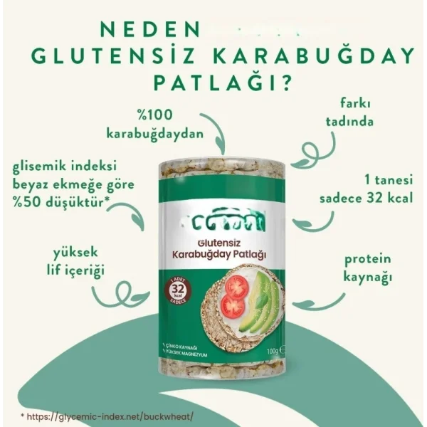 Karabuğday Patlağı 100 Gr