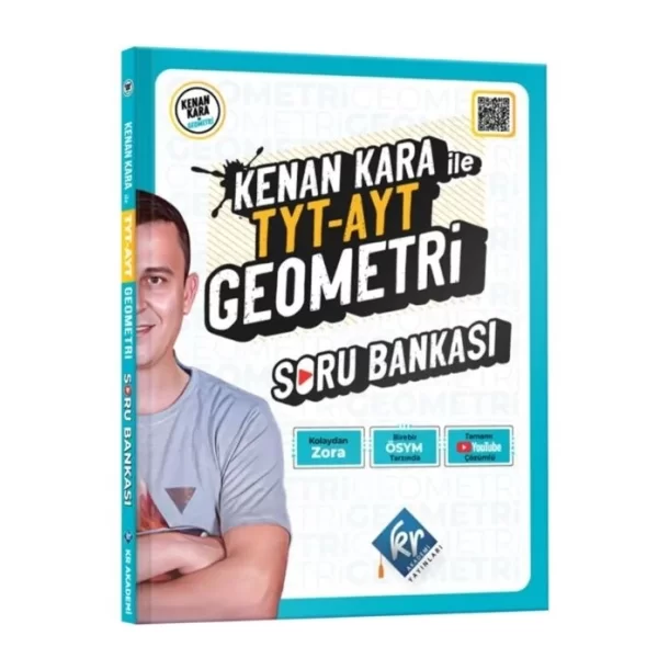 Kenan Kara İle TYT-AYT Geometri Soru Bankası KR Akademi Yayınlarıi sb