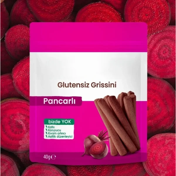 Kids Organik Pancarlı Grissini 40 Gr