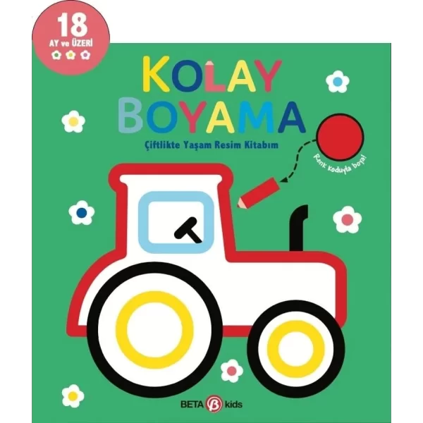 Kolay Boyama Çiflikte Yaşam Resim Kitabım