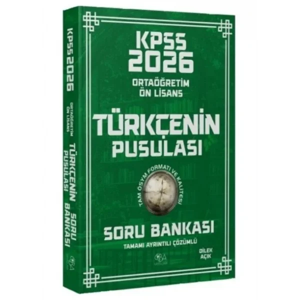 KPSS ORTAÖĞRETİM ÖN LİSANS TÜRKÇENİN PUSULASI SORU BANKASI