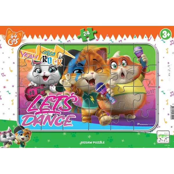 Ks Games 24 Parça Cats  Frame Puzzle