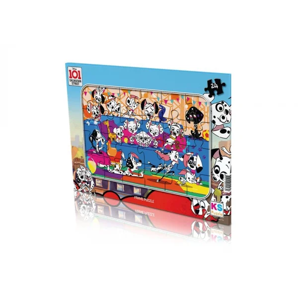 Ks Games 24 Parça Dalmation Frame Puzzle