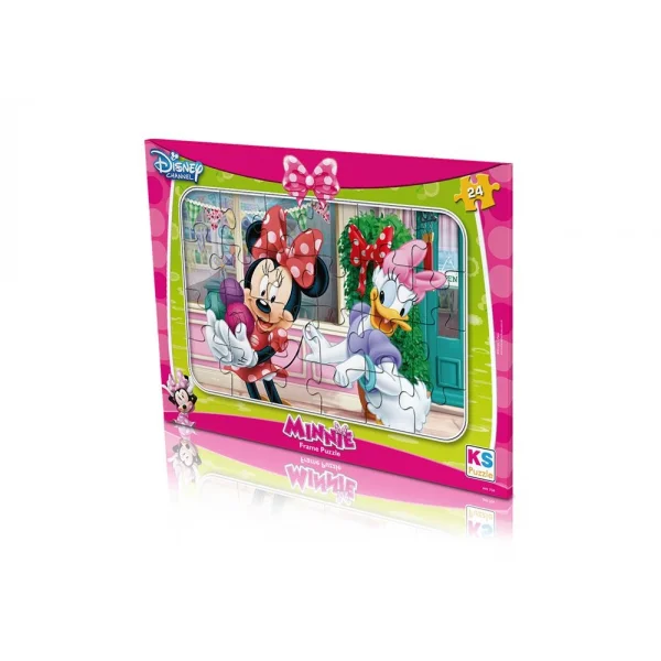 Ks Games 24 Parça Minnie Frame Puzzle