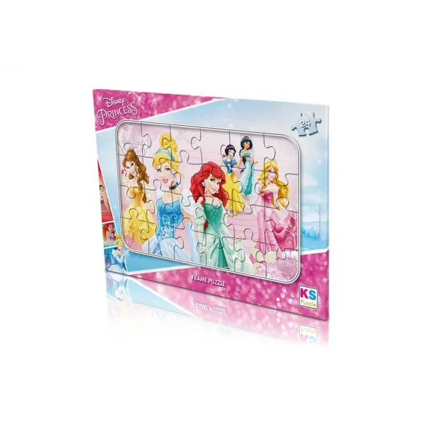 Ks Games 24 Parça  Princess Frame Puzzle