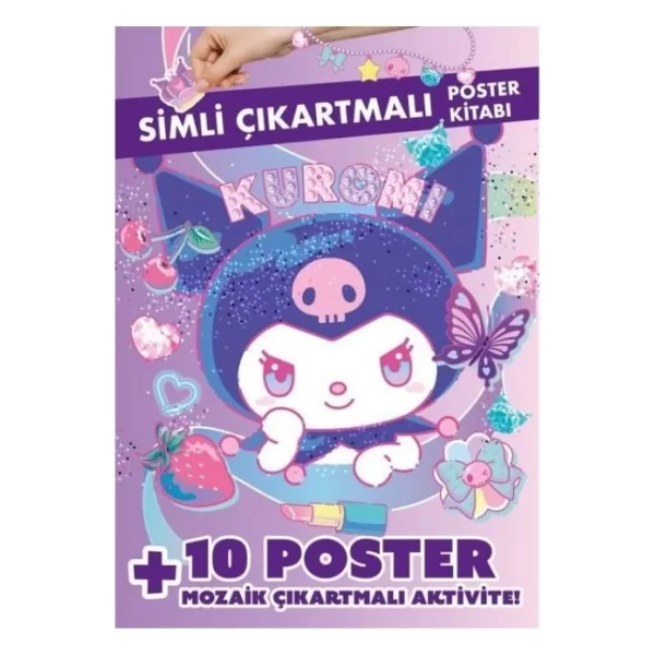 KUROMİ SİMLİ ÇIKARTMALI POSTER KİTABI