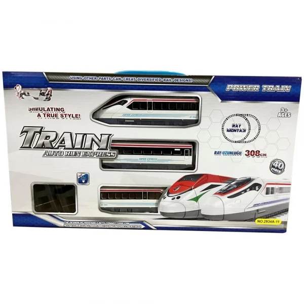 LE-2934A-11 40PCS ISIKLI 308CM HIZLI TREN SET-VRD