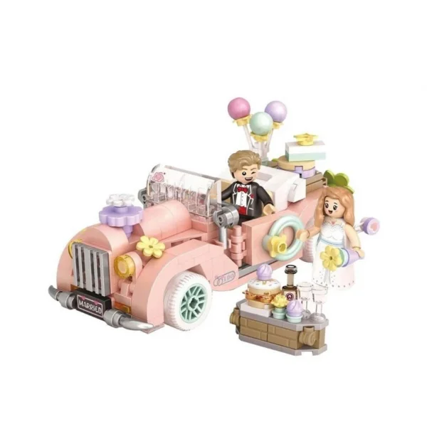 LZ-4210 LOZ ESKİ MODEL DÜĞÜN ARABASI 290 PARÇA BLOCK OYUNCAK