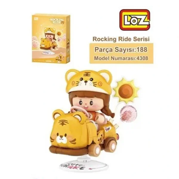 LZ-4308 NessiWorld KAPLAN SALLANMA SÜRÜŞÜ 188 PARÇA BLOCK OYUNCAK