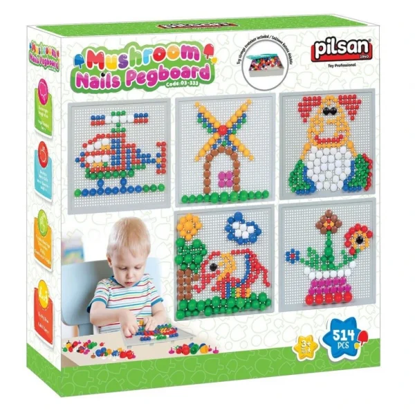 Nessiworld 03 333 EĞİTİCİ MANTAR VE DÜĞMELER 514 PARÇA