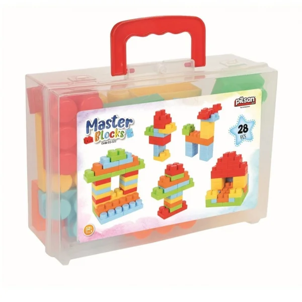 Nessiworld 03 577 Master Bloklar 28 Parça Çantalı -Pilsan Oyuncak
