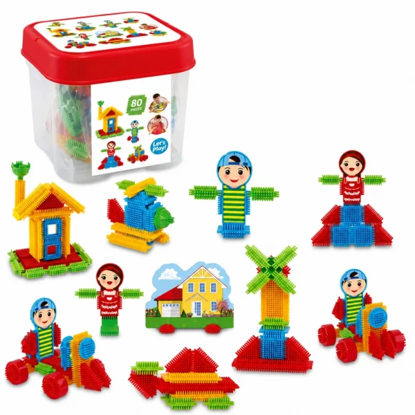 Nessiworld 03316 Kaktüs Blokları 80 Parça -Dede