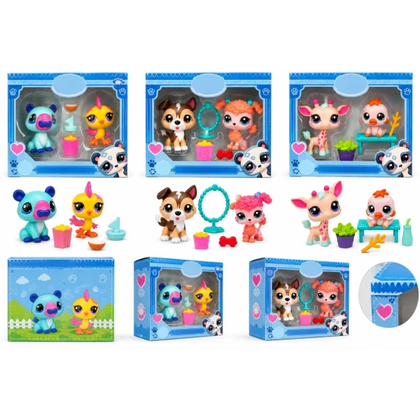 Nessiworld 0620 Littlest Pet Shop Minişler 2’li Figür Seti S2