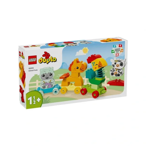 Nessiworld 10412 LEGO® DUPLO® İlk Hayvan Trenim 19 parça +1,5 yaş