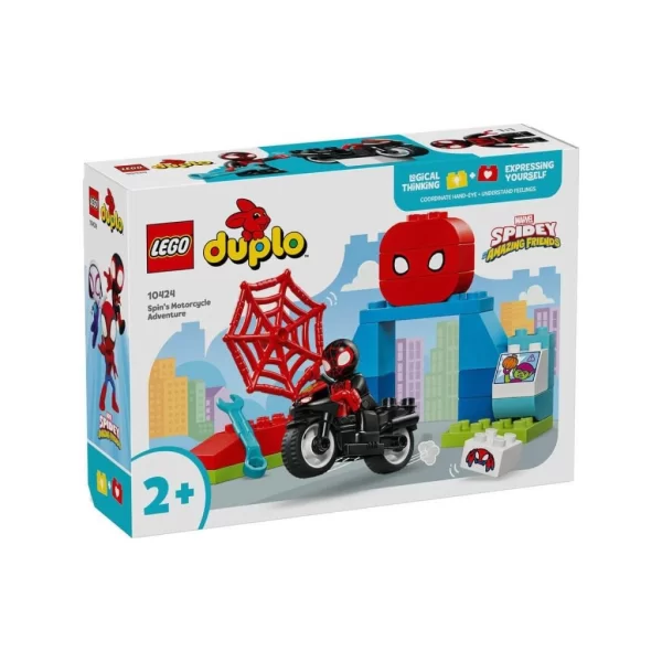 Nessiworld 10424 Lego Duplo Spidey Spinin Motosiklet Macerası 24 parça +2 yaş